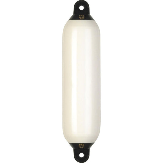 Dan-Fender White Cylindrical Fender for 17-23' Boats (150mm x 645mm) 895012