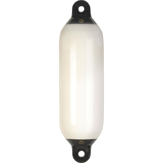 Dan-Fender White Cylindrical Fender for 24-45' Boats (200mm x 1055mm) 895015
