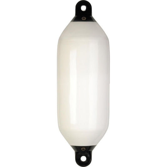 Dan-Fender White Cylindrical Fender for 46-60' Boats (300mm x 880mm) 895018