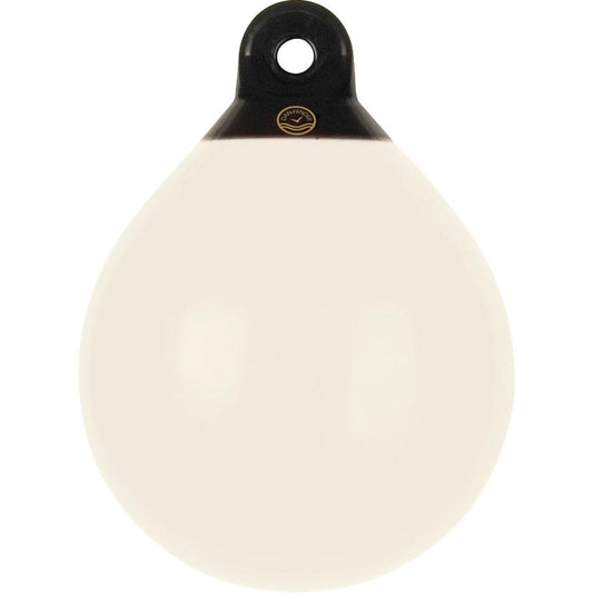 Dan-Fender White Balloon Fender for 11-16' Boats (240mm OD x 320mm) 895026