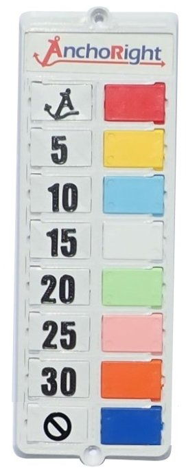 Anchoright 12mm Chain - 8 Colours & Guide Plate