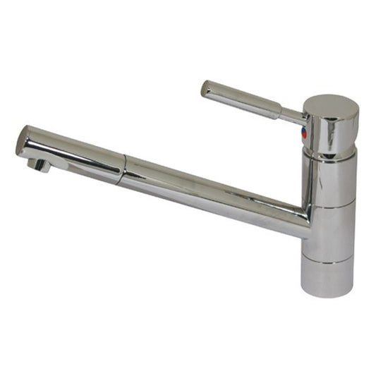 Osculati Monobloc Sink Mixer Tap with Long Swivel Spout (Chrome)