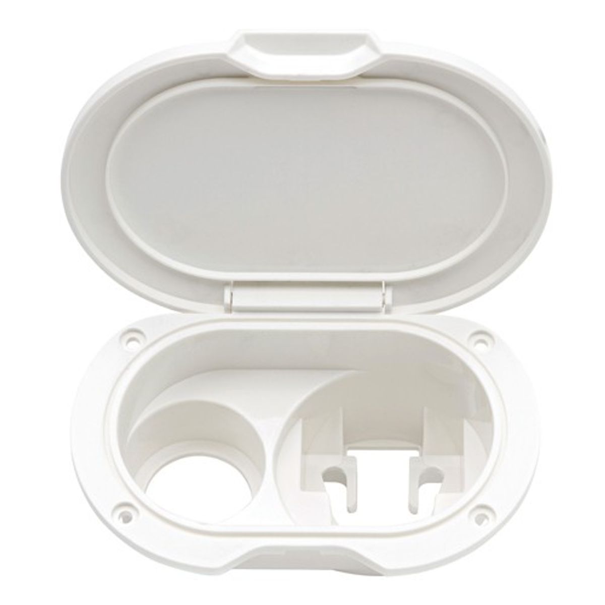 Can Plastic Housing Only for Shower & Mixer Tap White
