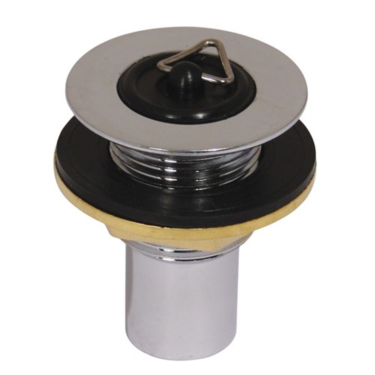 AG Chromed Brass Sink Waste Straight (3/4" Hose)