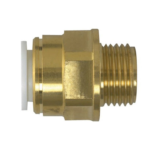 JG Speedfit Coupler Fitting For 15mm Pipe (1/2" BSP Male / DZR) 9-84011