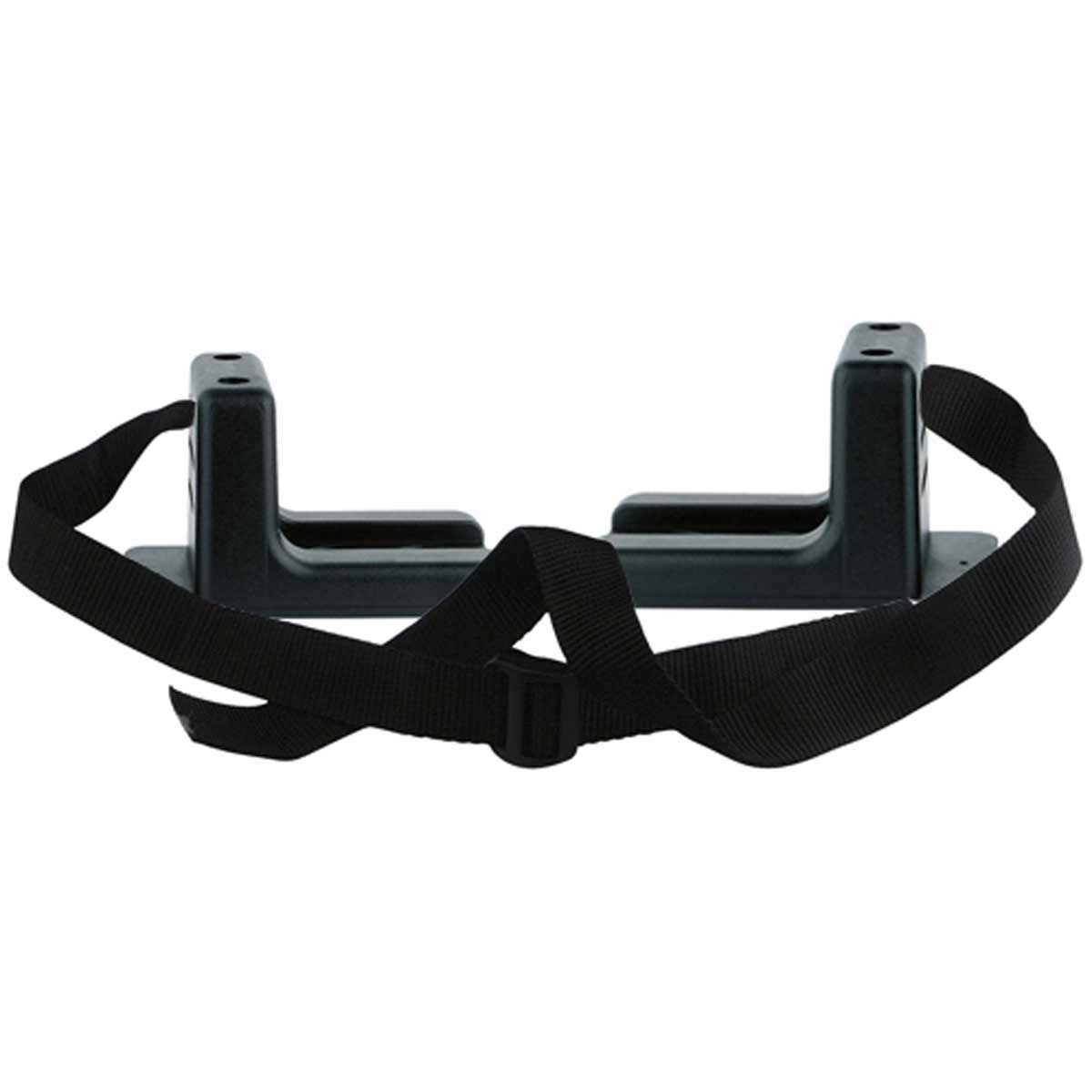 Can Plastic Tank Brackets with Straps (Black) 9-96998