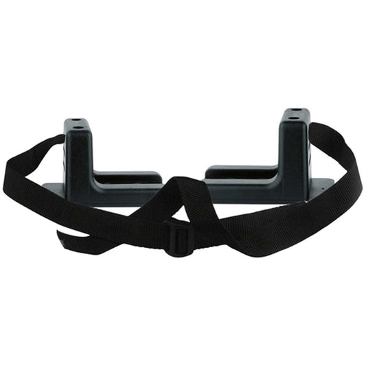 Can Plastic Tank Brackets with Straps (Black) 9-96998