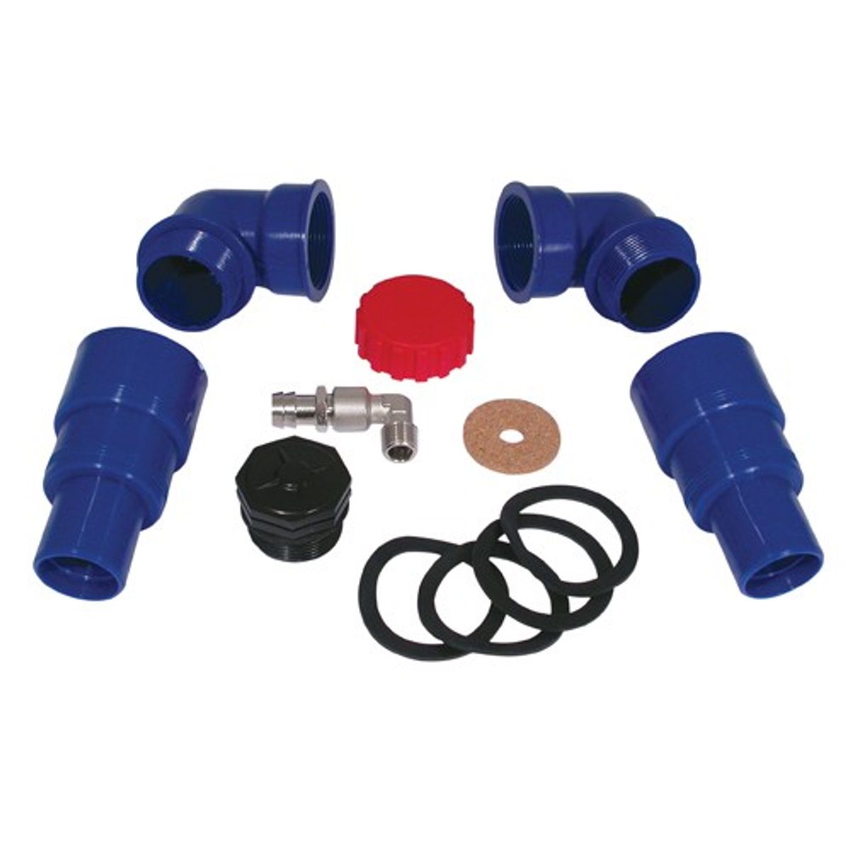 Can Black Water Tank Hose Connection Kit with 1-1/4" Plug (New) 9-97153