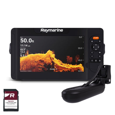 Raymarine Element 9HV HV-100+ Transducer & LightHouse 2 Chart