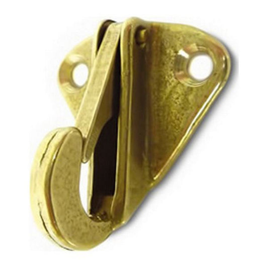 AG Brass Plate Snap Hook with Spring Catch (39mm x 35mm) AB-028