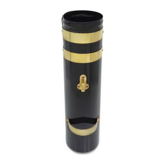 AG Chimney Black 4-3/4" x 18" Single Galvanised AC-010
