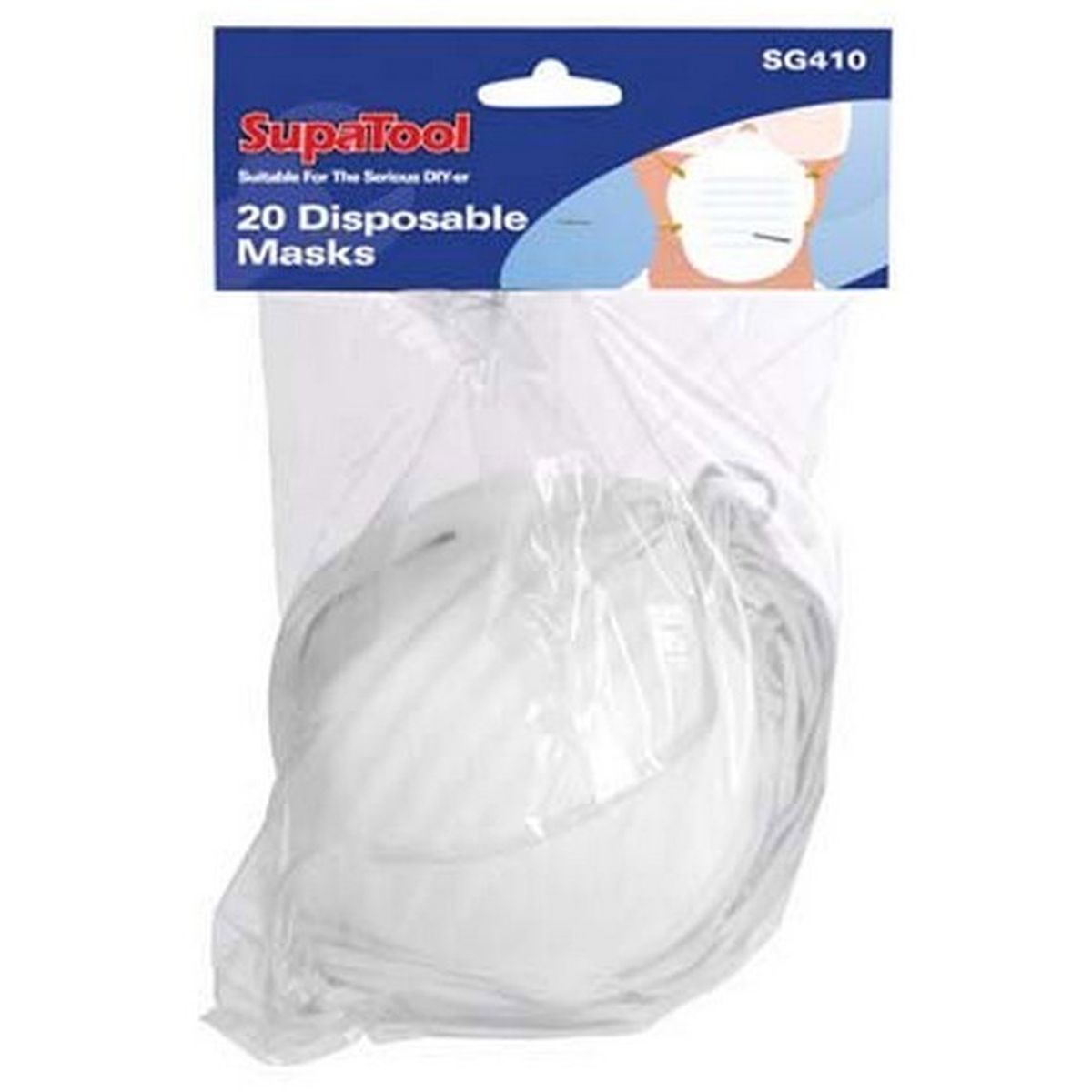 Supatool Dust Mask 20 Pack AC-109