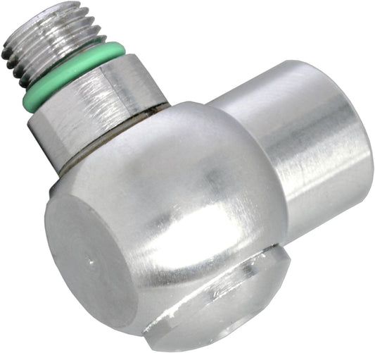 (CONTACT US FOR STOCK) Beaver 3/8" UNF 90° Low Pressure Hose Adaptor