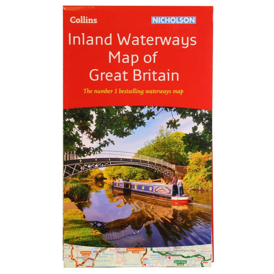 Nicholson Inland Waterways Map of Great Britain AG-298
