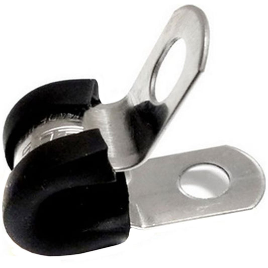 Jubilee Rubber Lined P Clip 6mm Stainless Steel (304) AH-074