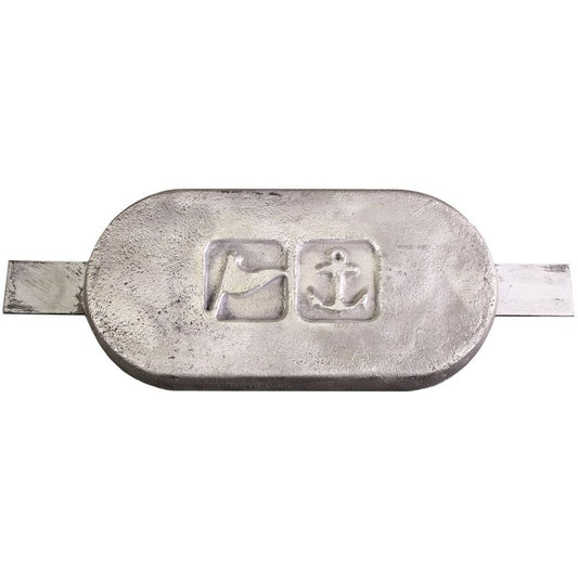 AG Straight Magnesium Hull Anode for Fresh Waters (2.8kg) AN-028