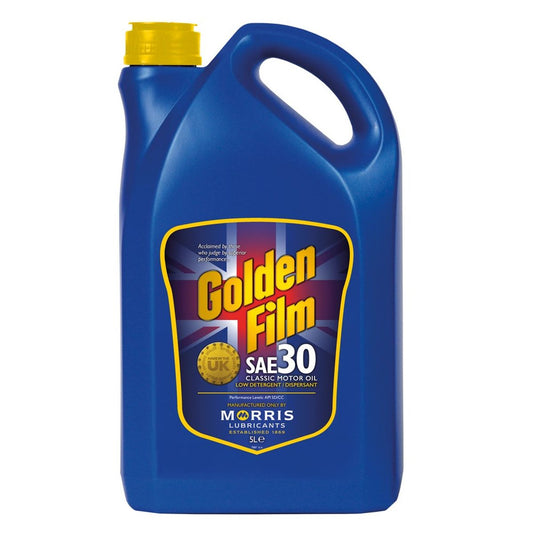 Morris Golden Film Classic Oil (SAE 30 / 5 Litre) AO-036