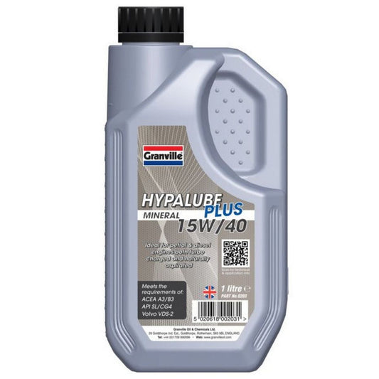 Granville Hypalube Plus Oil for Petrol & Diesel (15W-40 / 1 Litre) AO-065