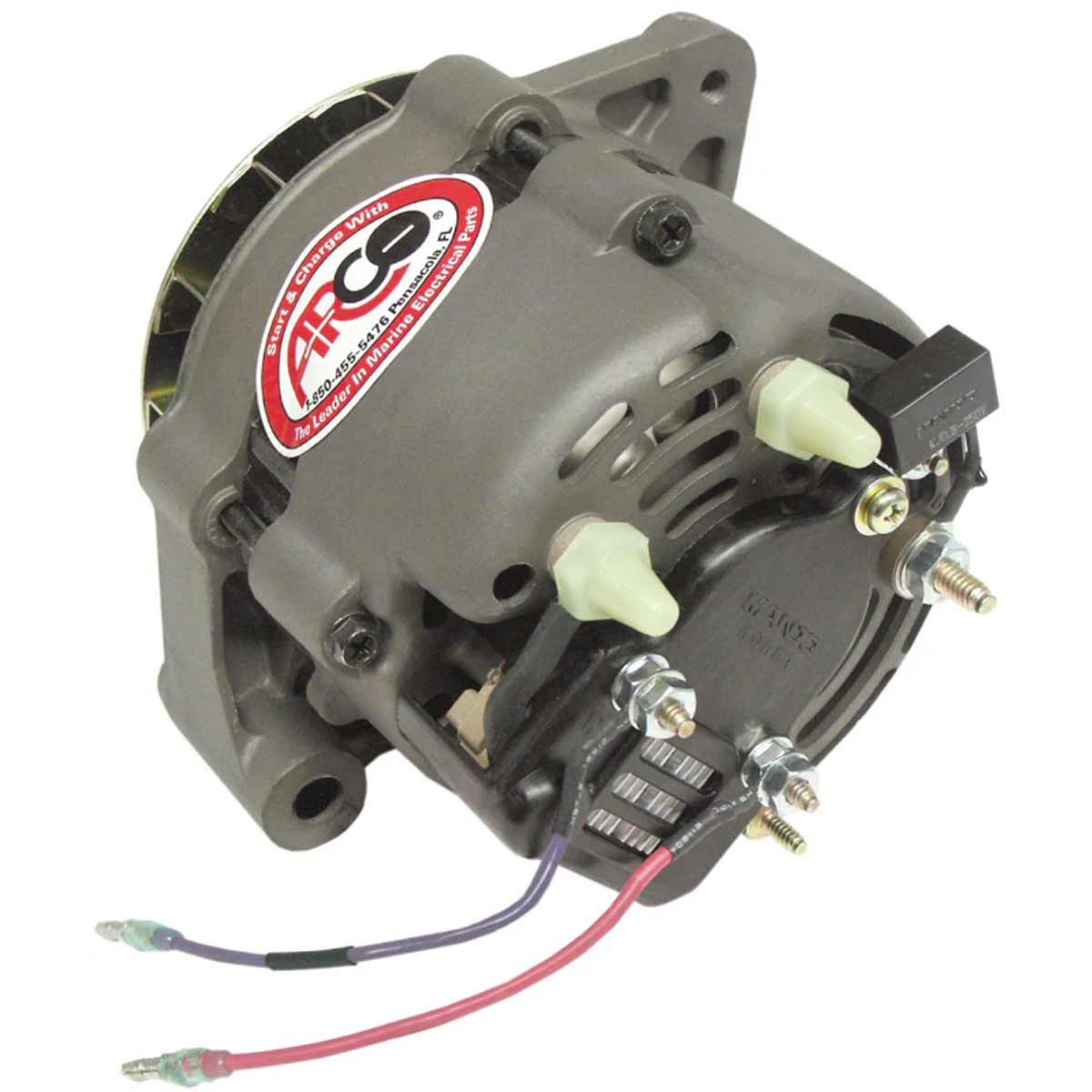 Arco Marine Alternator 60055 for Late Mercruiser Engines (12V / 55A) AR-60055