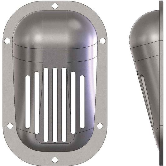 Arctic Steel Inlet Scoop Strainer (2205 Stainless / 140 x 100mm) AS-ISS140-100