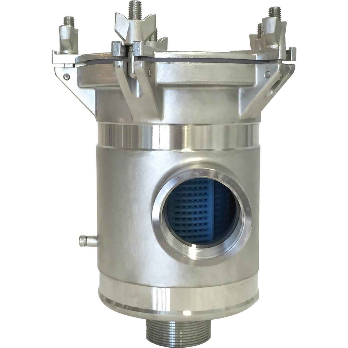 Arctic Steel Strainer BISO 1.5" BSP with Clear Lid (2205 Stainless) AS-WS-BISO-150-C-A
