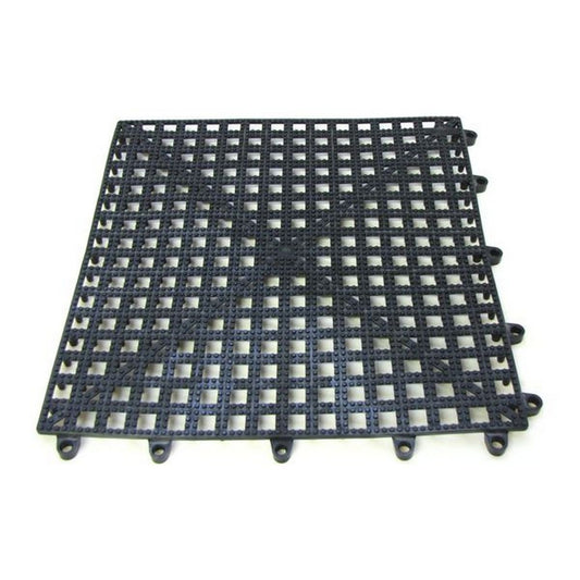 AG Anti-Slip Interlocking Black Deck Tile 300mm x 300mm