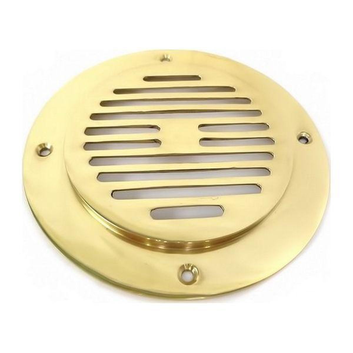 AG Cast Circular Vent Grill (6" / Brass) AV-054/M