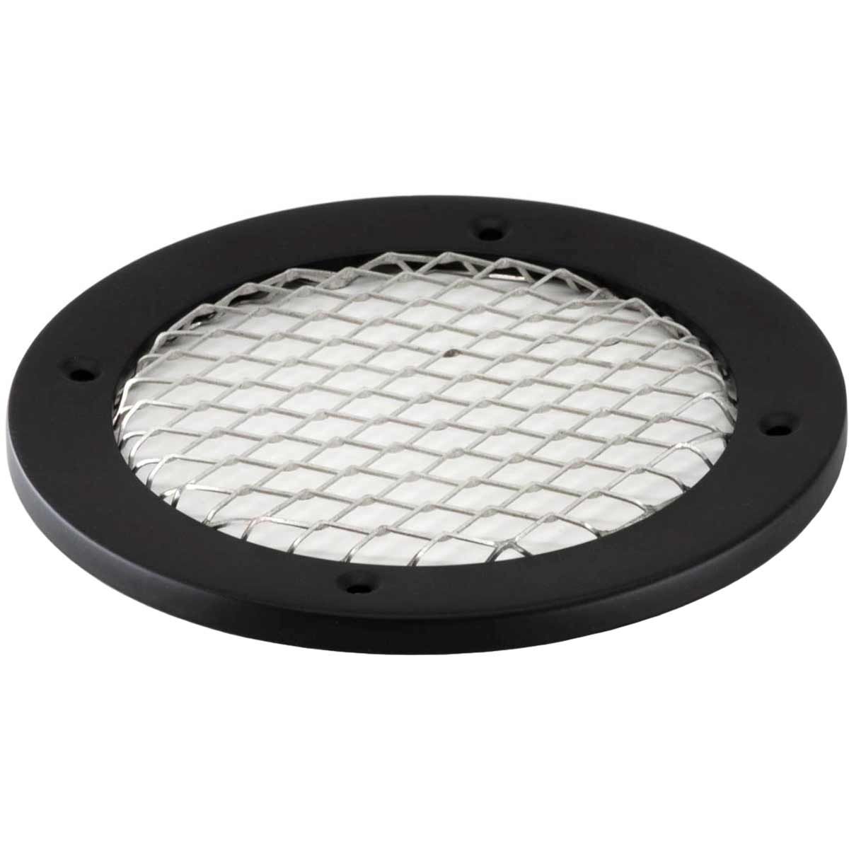 AG Brass Circular HD Vent with Mesh (5-1/2" / Black) AV-100/B
