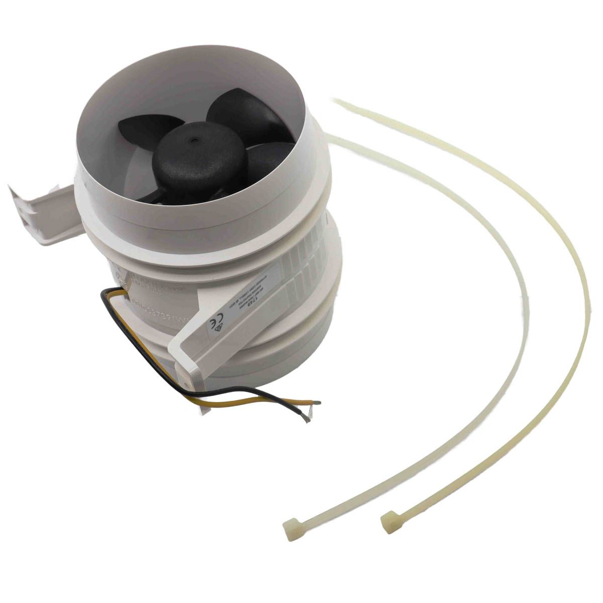Attwood Turbo Water Resistant In-Line Blower (12V, 102mm Ducting Hose) AW-1749-4