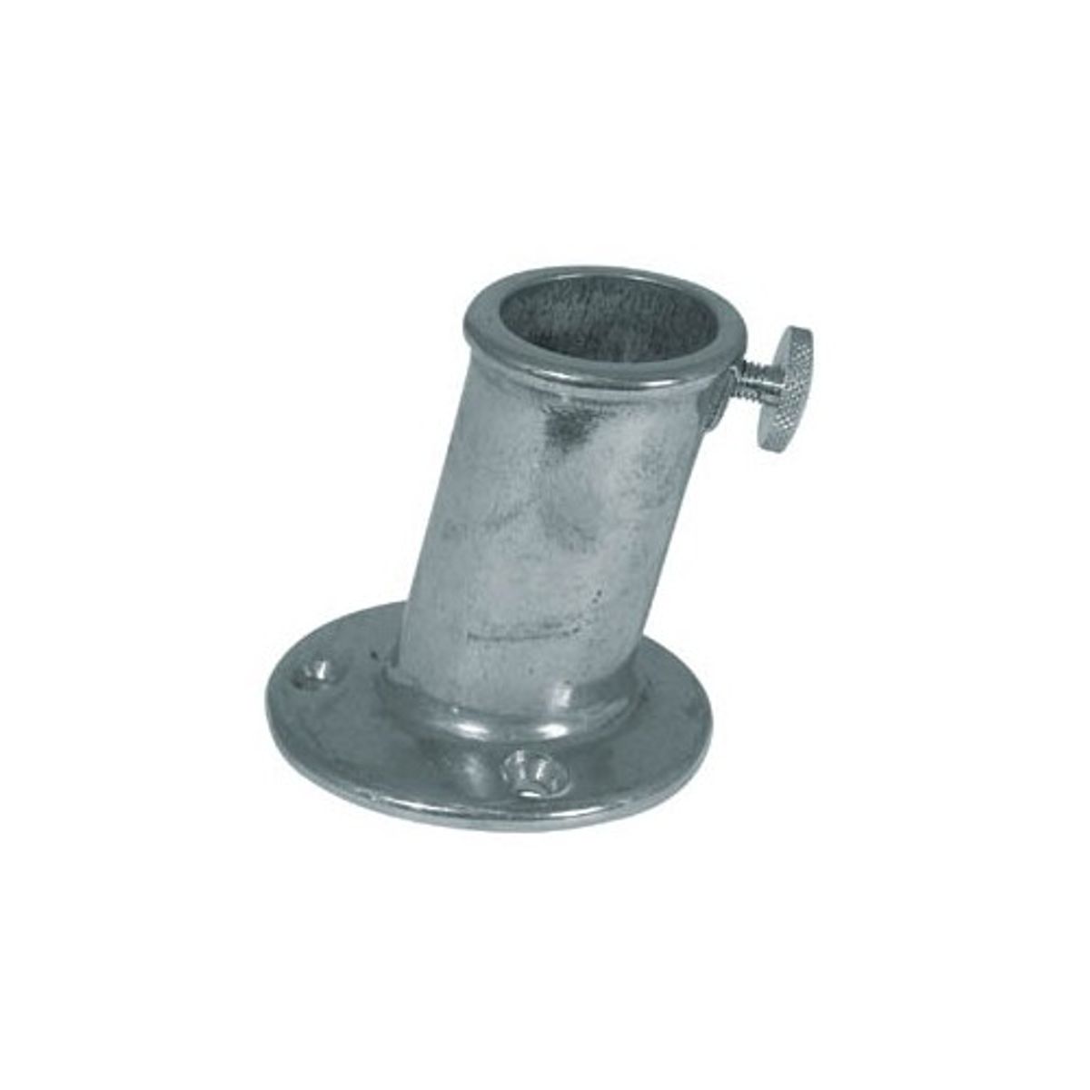 AG Chrome Flagpole Socket Inclined (56mm x 25mm ID)
