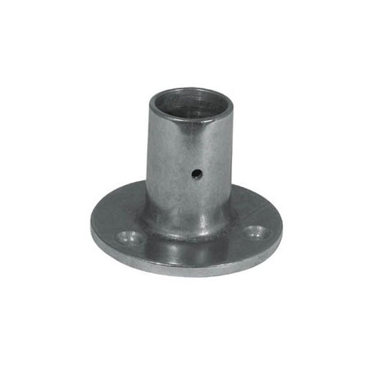 AG Chrome Flagpole Socket Vertical (70mm x 25mm ID)