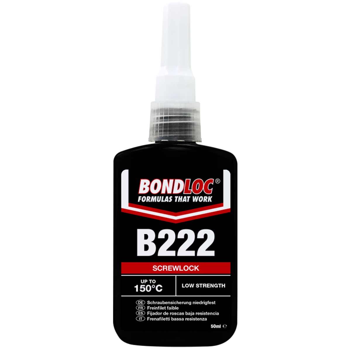 Bondloc B222 Threadlocking Screwlock Adhesive (Purple / 50ml) B222