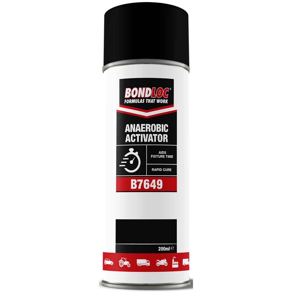 Bondloc B7649 Anaerobic Activator Aerosol (Yellow / 200ml) B7649