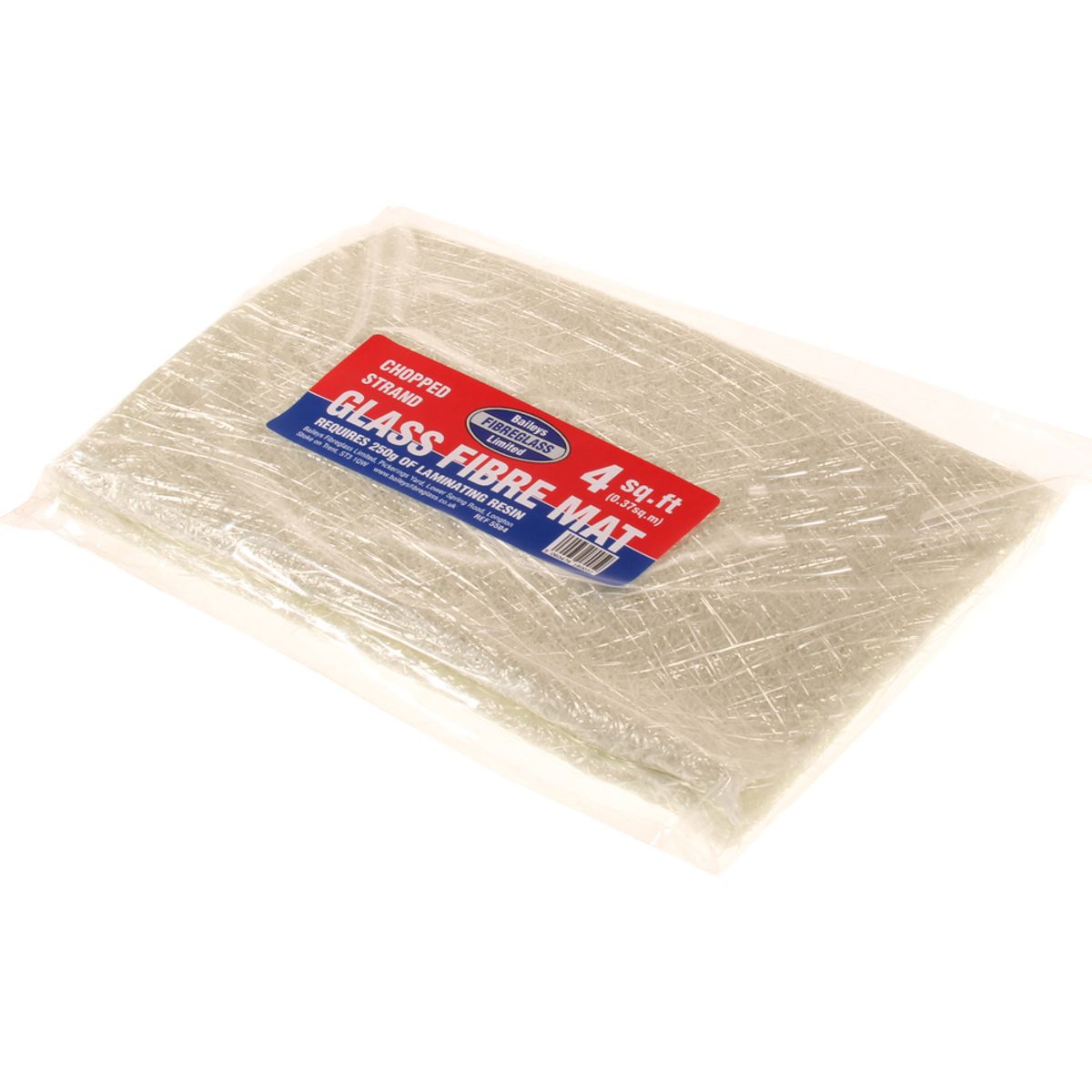 Baileys Chopped Strand Fibreglass Matting (4 Square Feet) BA-004