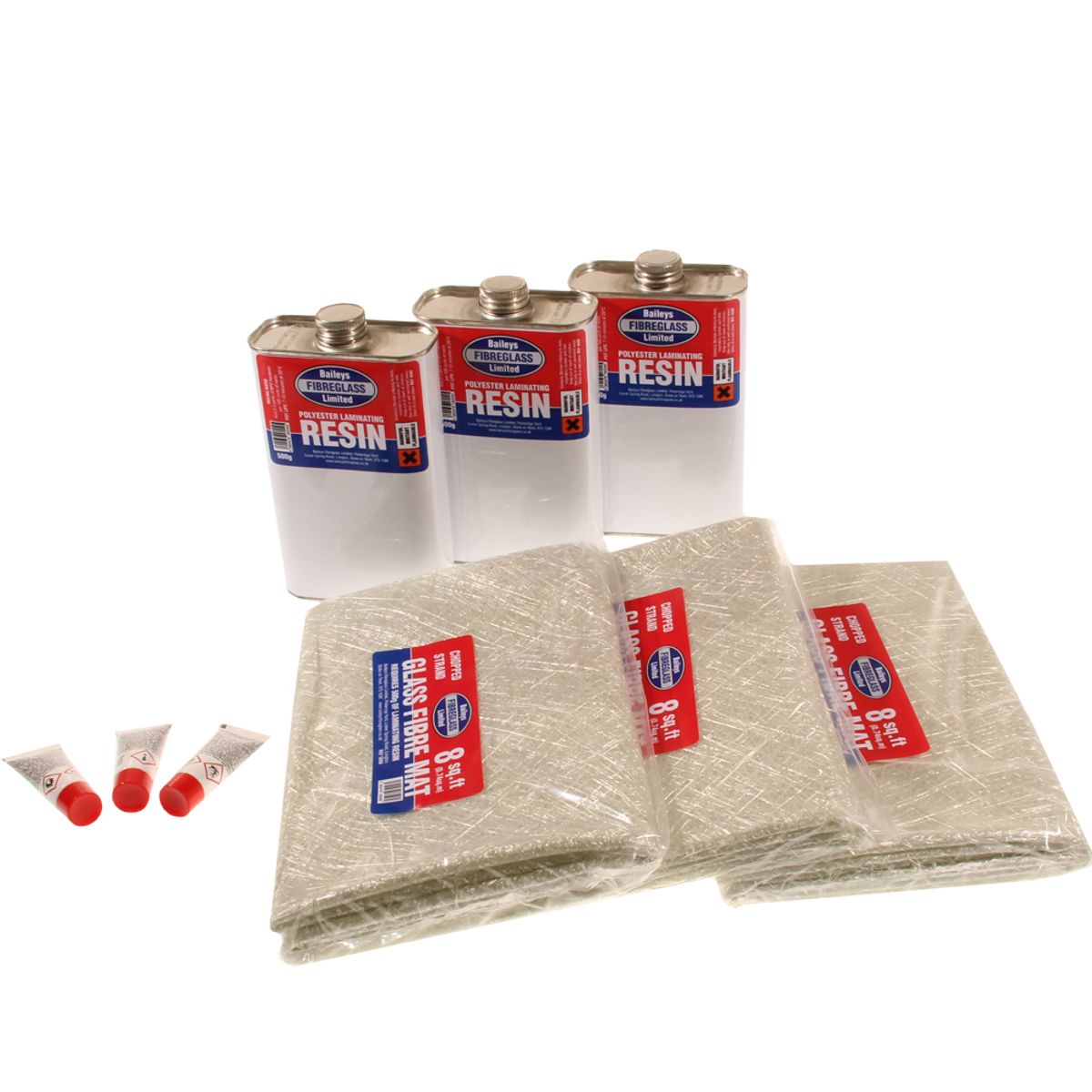 Baileys Fibreglass Repair Kit (24 Square Foot / Fast Cure) BA-028