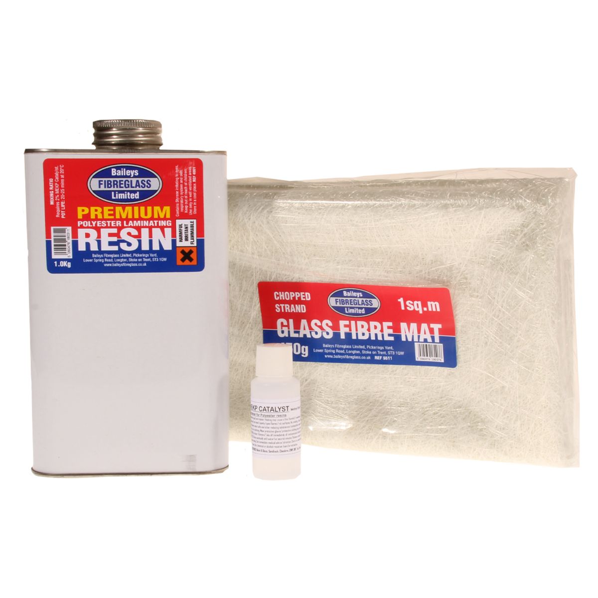Baileys Premium Fibreglass Repair Kit (1 Square Metre) BA-029