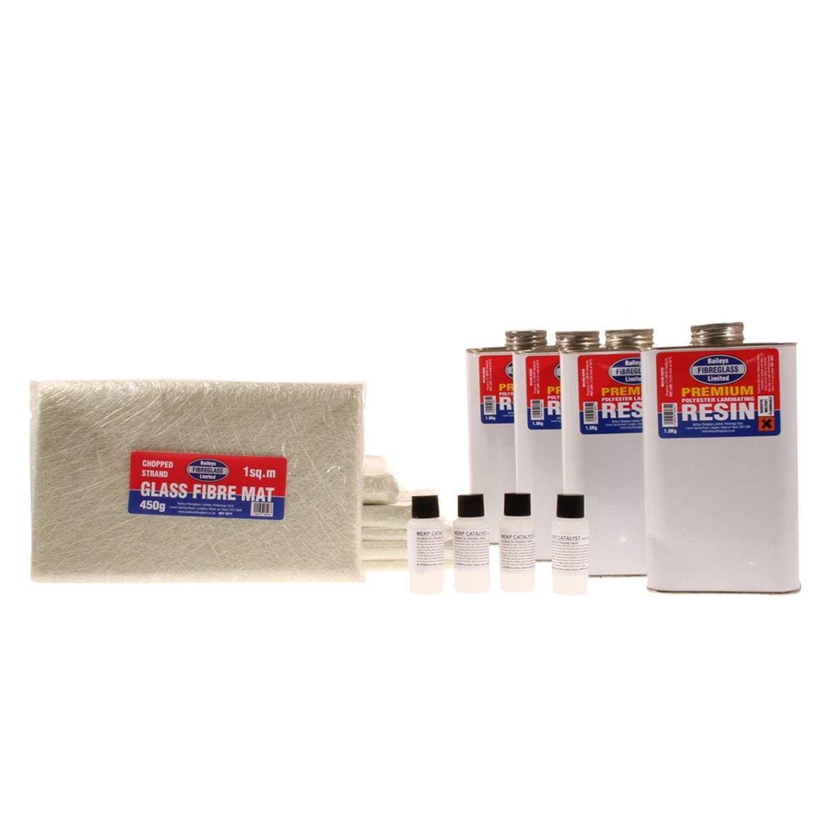 Baileys Premium Fibreglass Repair Kit (4 Square Metres) BA-032