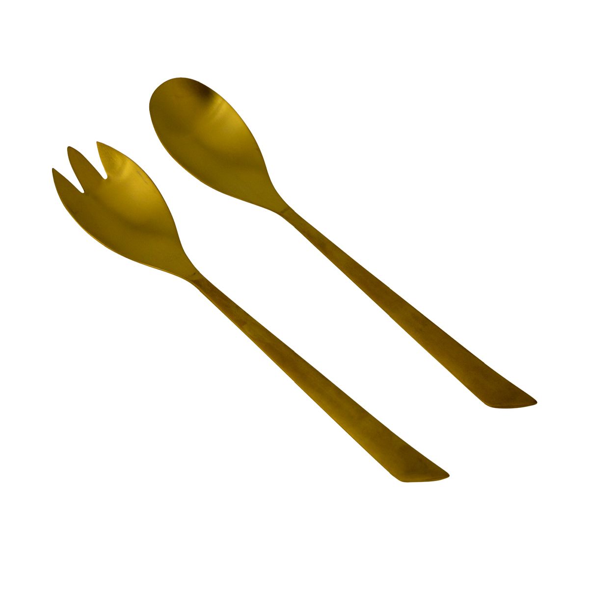 Bo-Camp Industrial Collection Salad Servers Fay (2 Pieces / Gold) BO-6102220