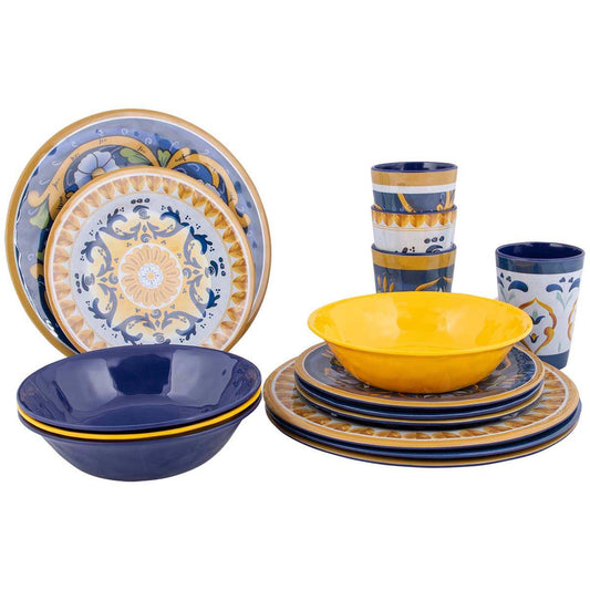 Bo-Camp Tableware Set Sicilian 16-Piece BO-6181587