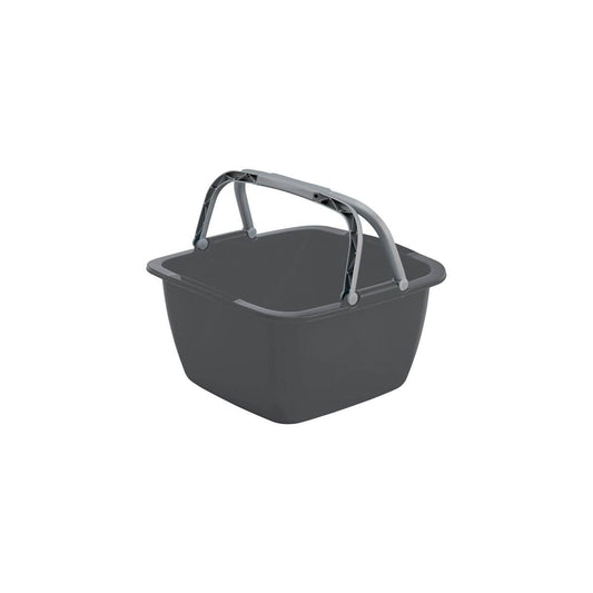 Bo-Camp Washing Bowl Square Abs (18.5 Litres / Grey) BO-6300152