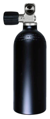 Beaver BTS 0.85 Litre 230 Bar Black Luxfer Aluminium Cylinder with Male DIN Valve S16116505