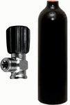 Beaver BTS 1.5 Litre 230 Bar Black Luxfer Aluminium Cylinder with Inert Gas Valve S16116680