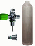 BTS 10.6 Litre 217 Bar Natural Luxfer Aluminium Cylinder with Left Hand M26 Valve  & Blanking Plug S16416687