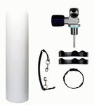 Beaver BTS 7 Litre 200 Bar White Luxfer Aluminium Cylinder with DIN Valve & Stage Rigging Kit S16816661