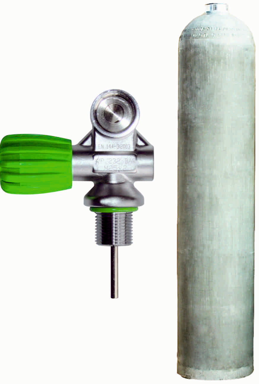 BTS 5.7 Litre 207 Bar Natural MES Aluminium Cylinder with M26 Valve S16816632