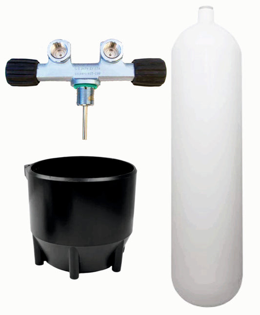 BTS 12 Litre 232 Bar Tall Cylinder with Twin Outlet DIN Valve S16116614