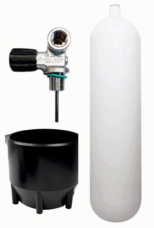 BTS 12 Litre 300 Bar Cylinder with  DIN Valve & Boot S16116647