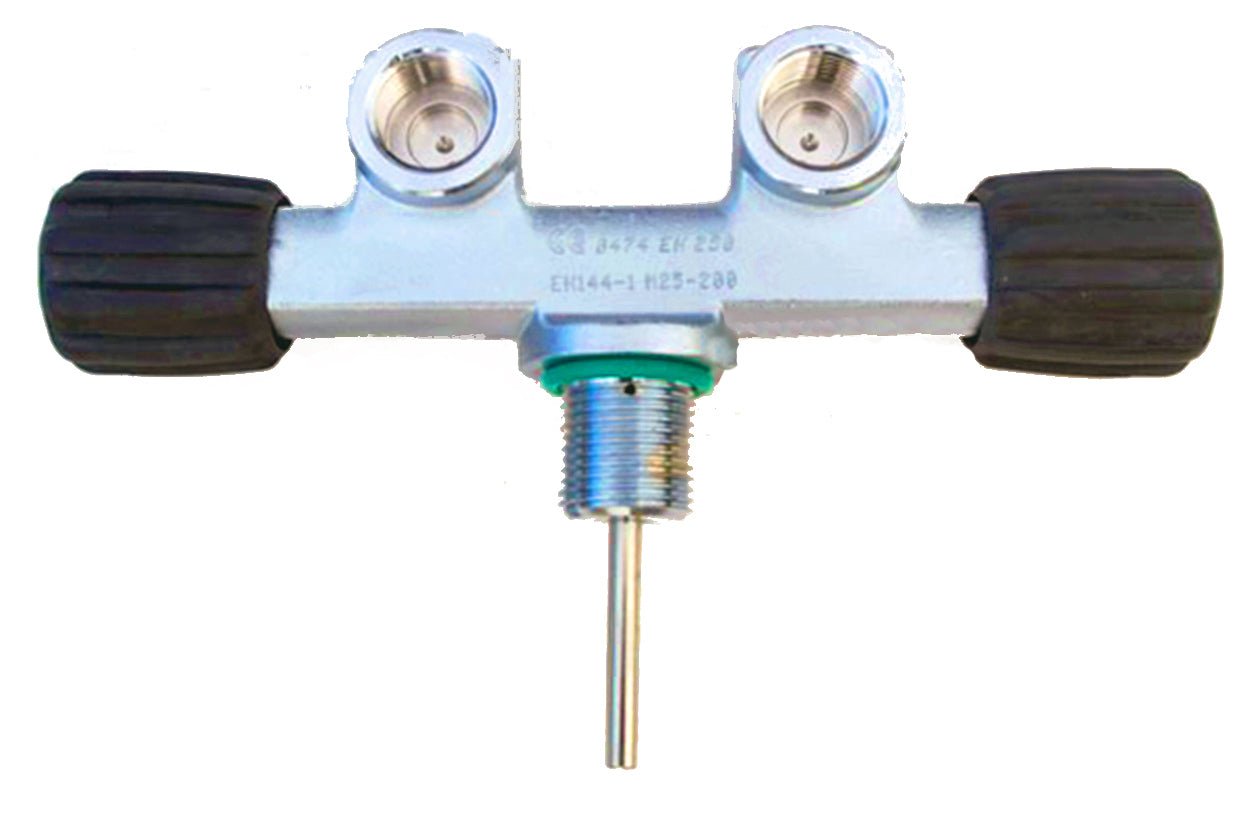 BTS 232 Bar DIN Twin Outlet Cylinder Valve A16310636