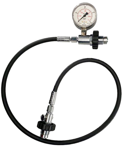 Beaver BTS 300 Bar Decanting Hose with DIN Fittings & Pressure Gauge S16910605