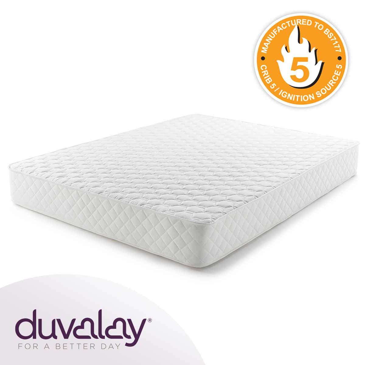 Duvalay Gold Single Mattress 6' x 2'3" (183cm x 70cm)